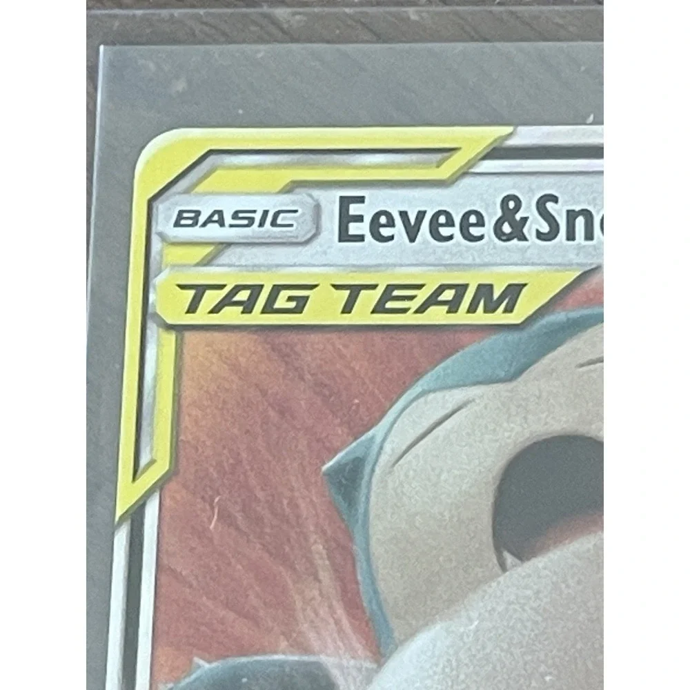 Pokemon TCG Eevee & Snorlax GX 120/181 Sun and Moon Team Up Tag Team Card